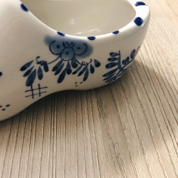 Laddrak Amsterdam Ceramic Clog Hand Painted Windmill Collectible Vintage - Picture 7 of 10